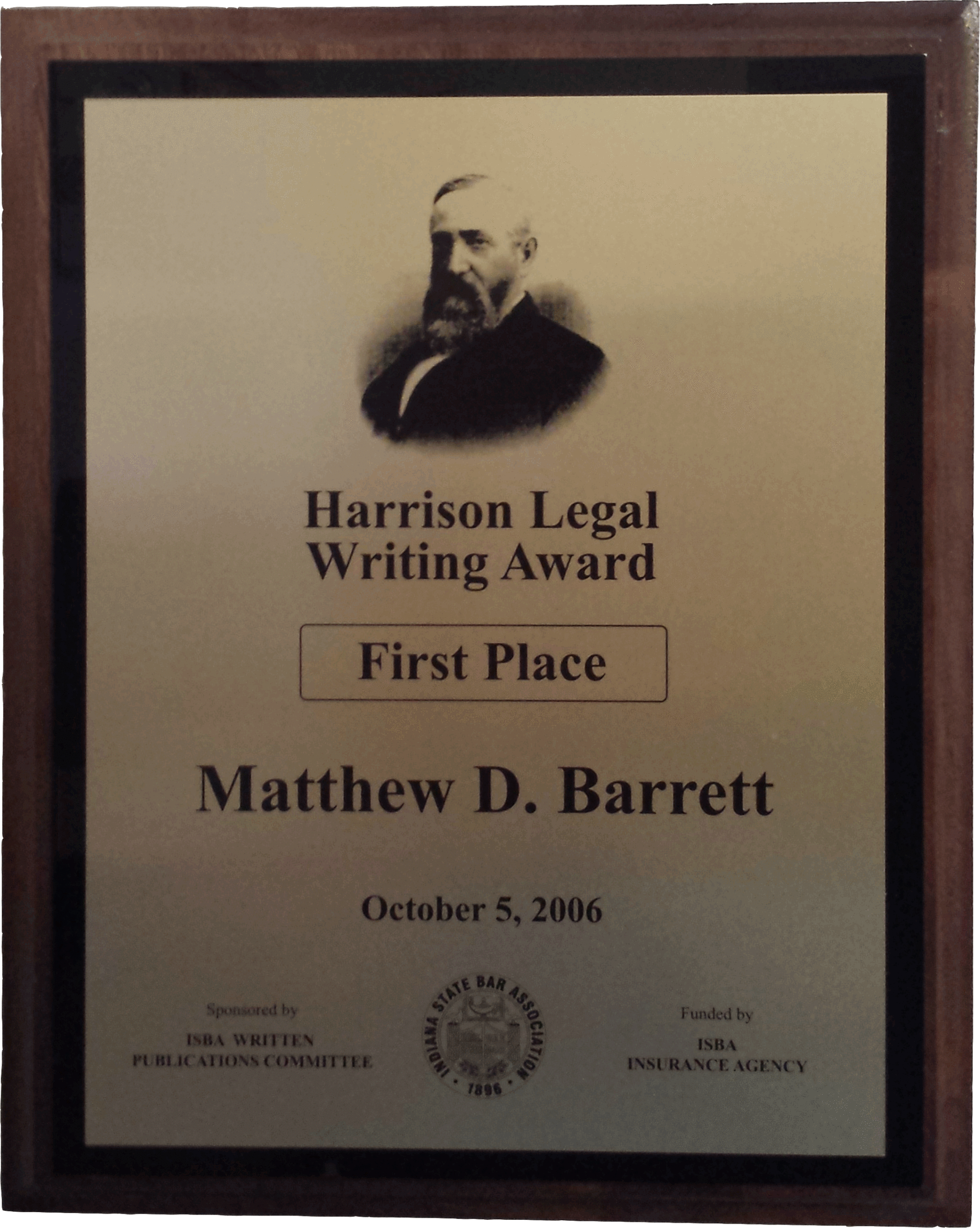 Harrison Legal Writing Award