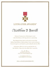Elite Lawyers award